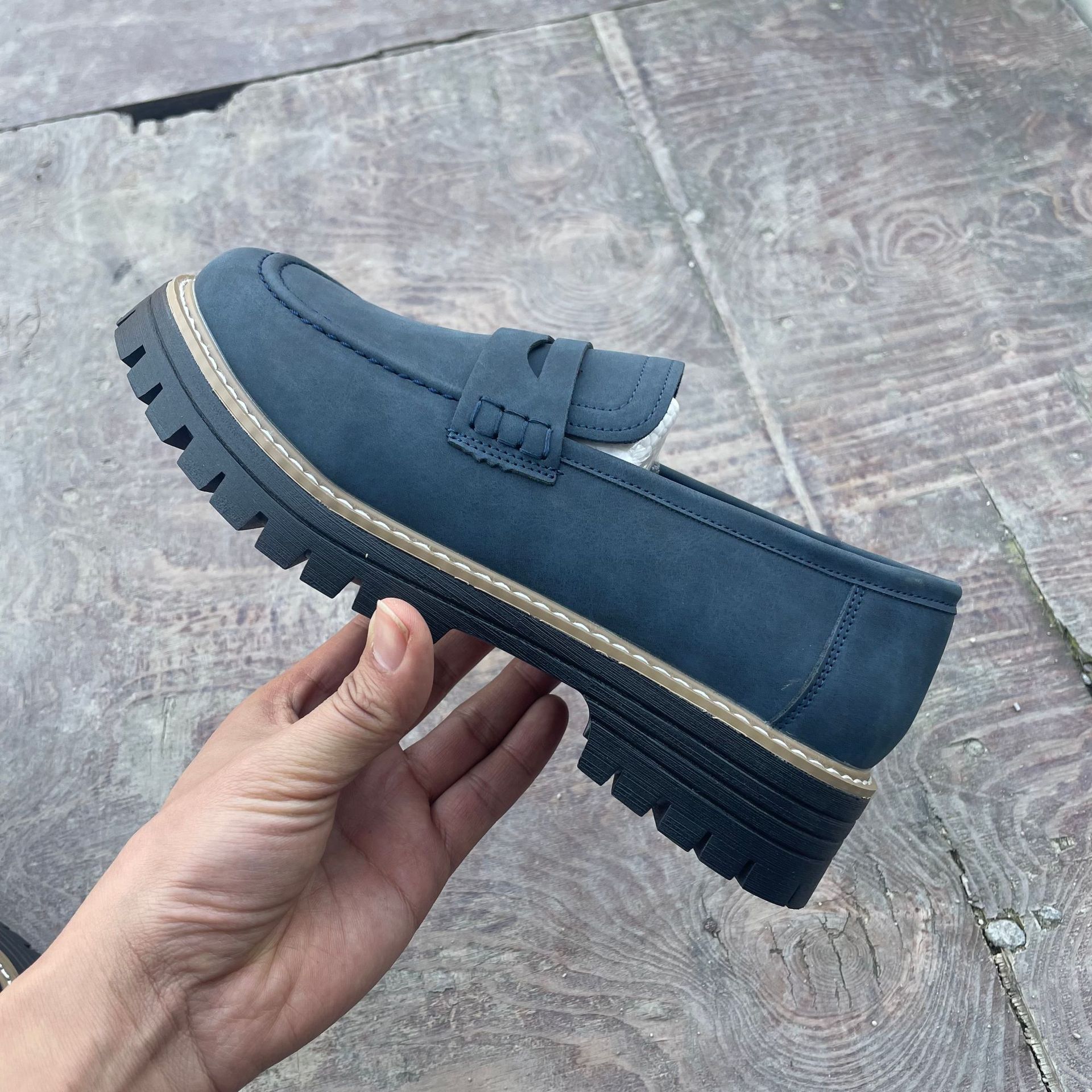 Leather Plus Size Casual Women's Shoes