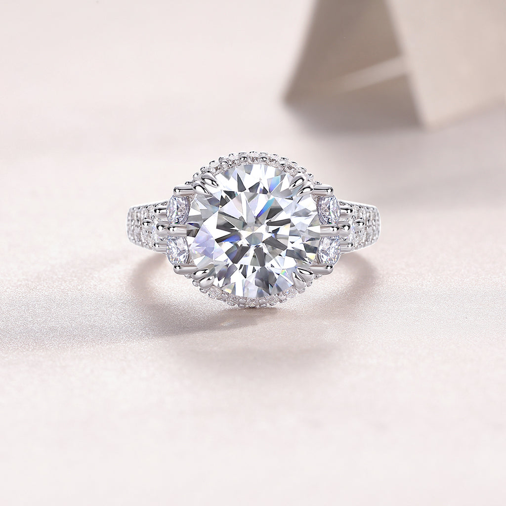 1Dance With Youth - A Fashionable And Luxurious Jewelry Accessory Set With 5-carat Moissan Diamond S925 Sterling Silver And Platinum-plated Diamond Prohibit TikTok sales