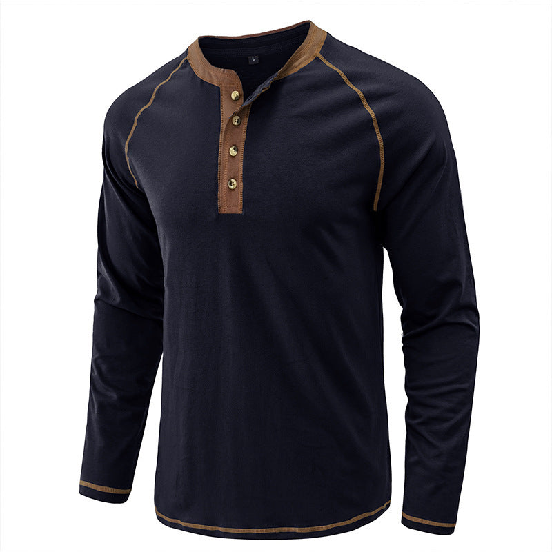 European And American Men's Long-sleeved T-shirt Amazon Foreign Trade Outdoor Bottoming Shirt Speed