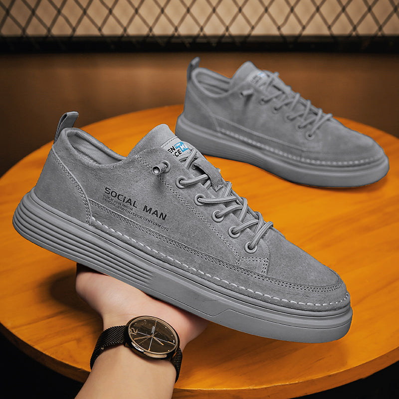 Men's Shoes, Autumn, Construction Site  Sports, Leisure, Board Shoes, Waterproof, Non-slip Tooling, Wear-resistant Labor Protection Tide Shoes
