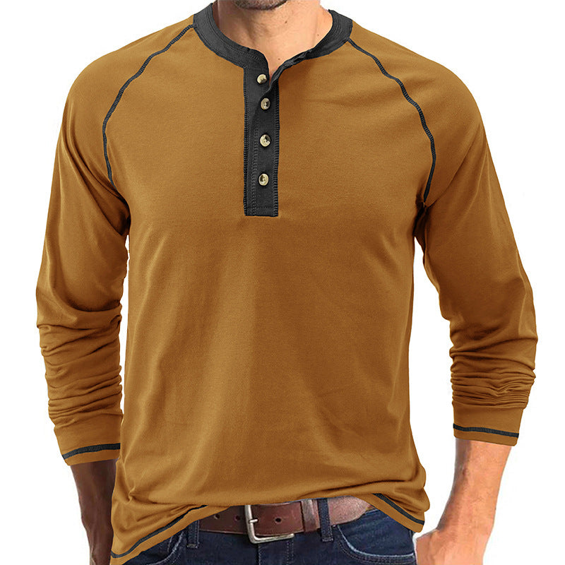 European And American Men's Long-sleeved T-shirt Amazon Foreign Trade Outdoor Bottoming Shirt Speed