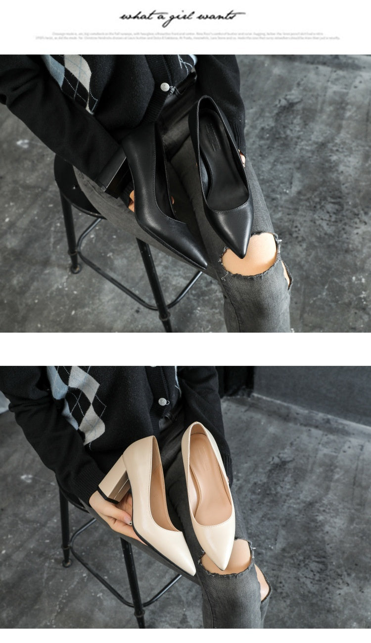 Women's Shallow-mouth Shoes, Plus Size, Wide And Thick For Fat Feet