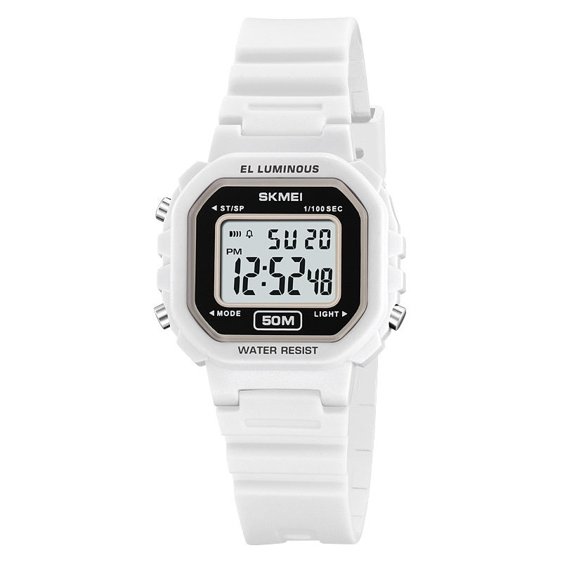 Student Outdoor Sports Electronic Watch Multifunctional Waterproof Luminous