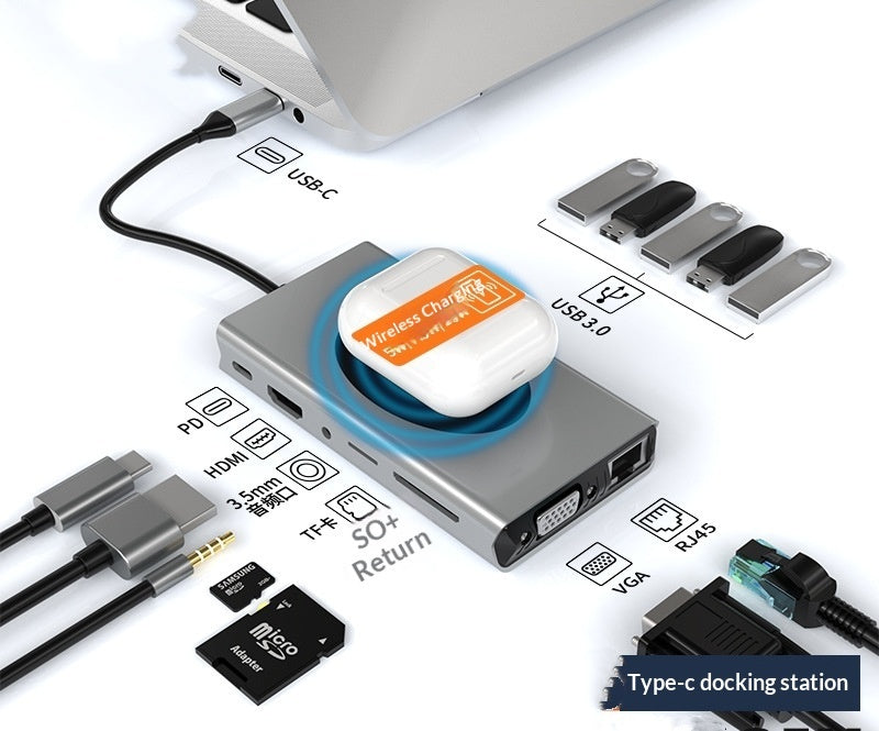 TYPE-C notebook HUB docking station