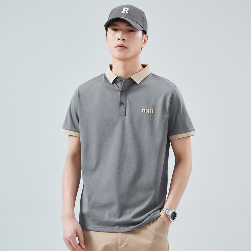 Short-sleeved Men's T-shirt Business Casual Top