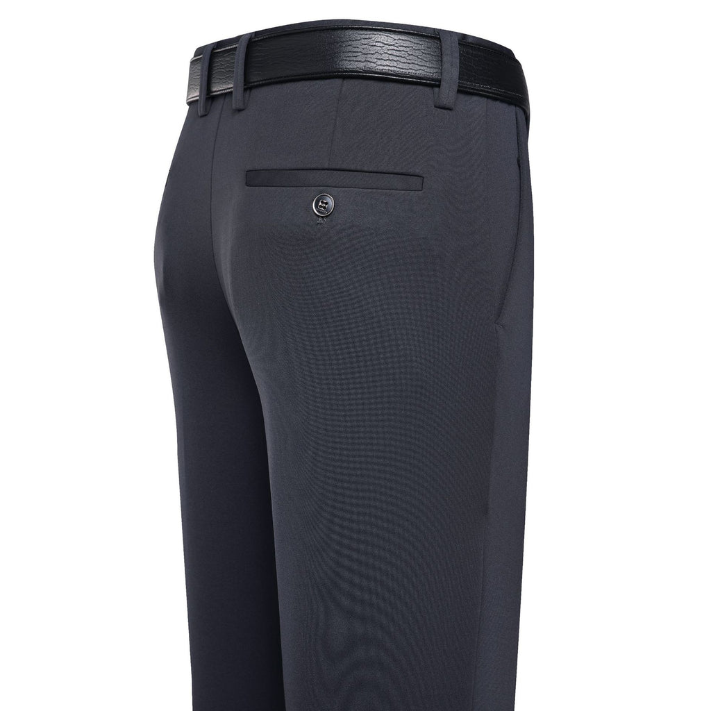 Autumn And Winter Thick High-elastic Fleece-lined Men's Pants