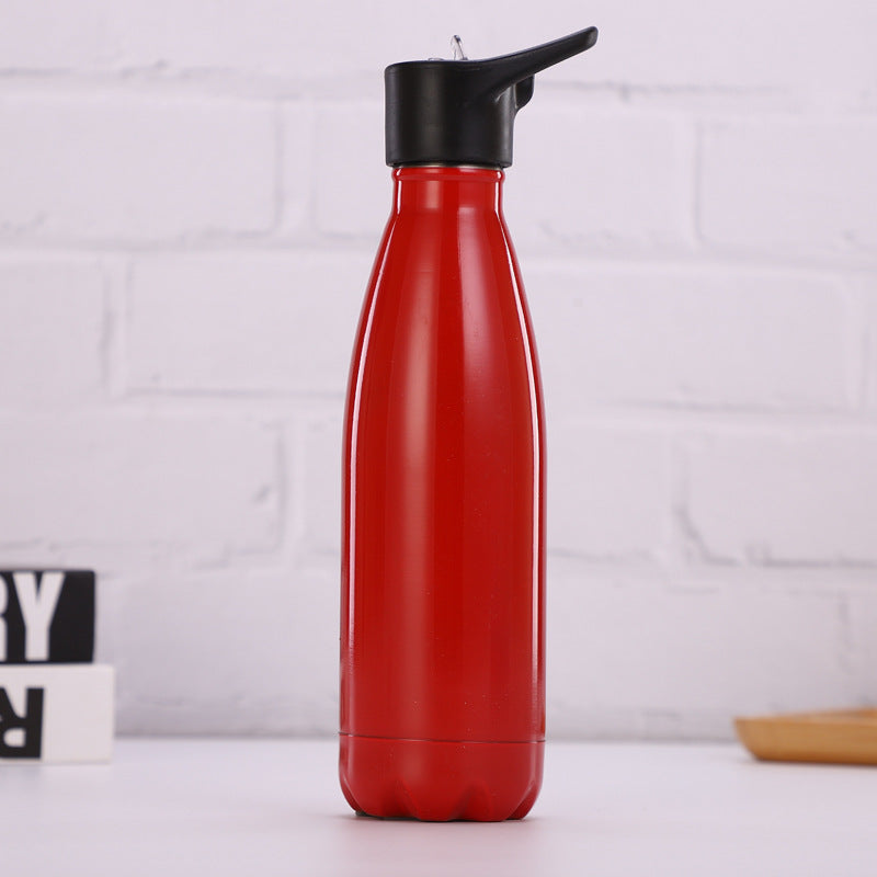 Stainless steel outdoor sports bottle