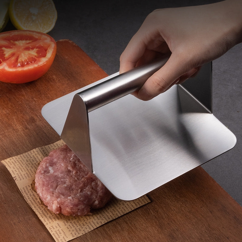 Stainless Steel Hamburger Integrated Square Round Meat Pressing Machine