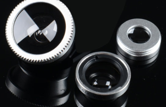 Mobile phone fisheye lens three in one specific mobile phone lens magnifier fisheye wide-angle macro self artifact