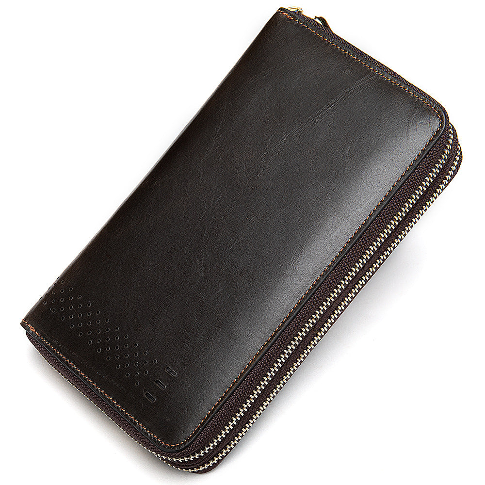 Top Layer Cattlehide Leather Fashion Personalized Business Men