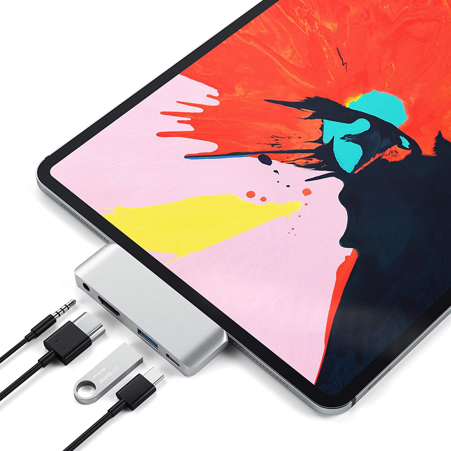 4 In 1 USB C To HDMI 3.5 usb Pd Hub