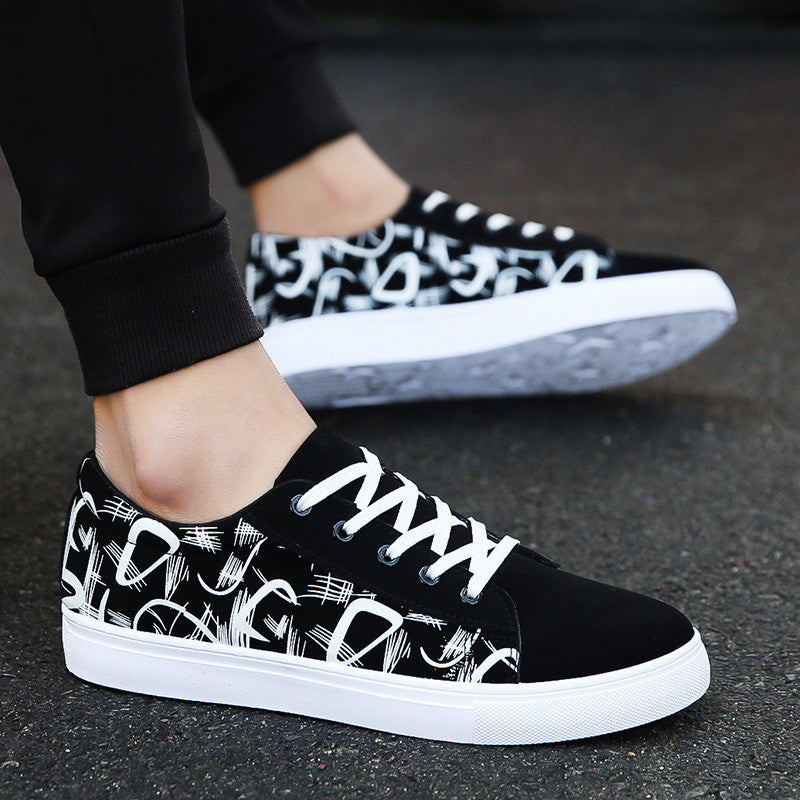 Casual Shoes Men's Korean Style Trendy Student Canvas Shoes