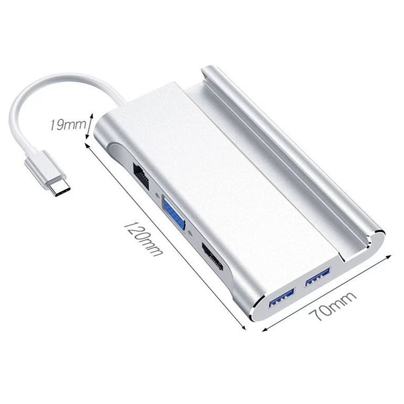 Type-c Eight-in-one Multifunctional Conversion Hub