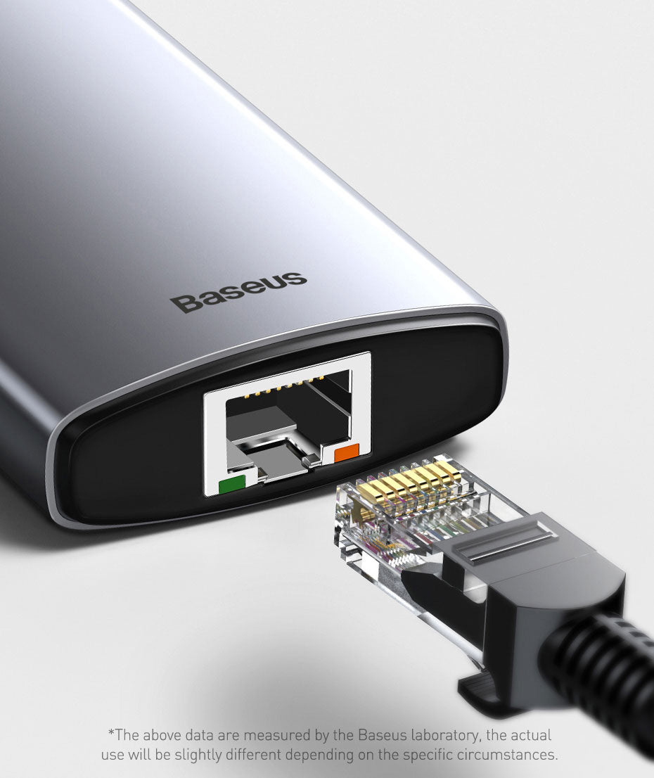 Compatible with Apple, Baseus Usb C Hub Type C To Hdmi-Compatible Usb 3.0 Adapter 8 In 1 Type C Hub Dock For Macbook Pro Air Usb C Splitter