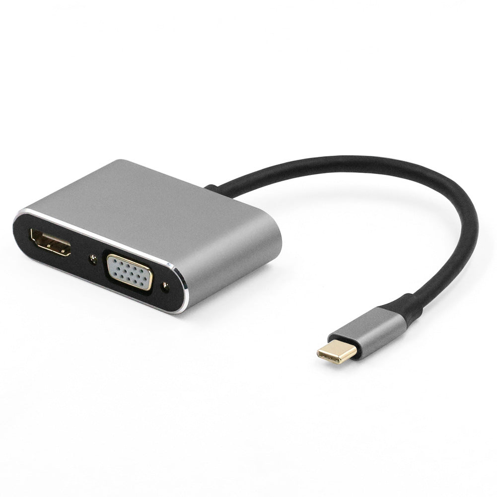 Rankman Type-C to HDMI-compatible 4K VGA USB C 3.0 Hub