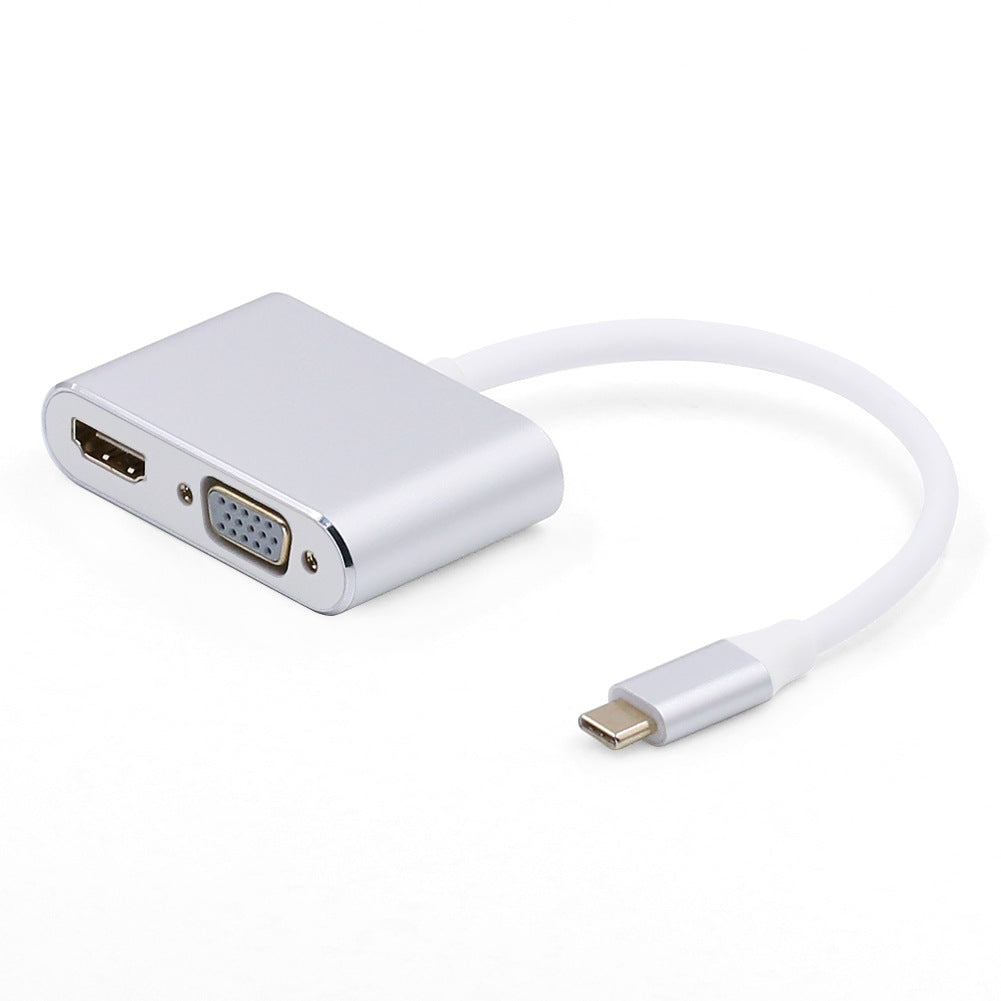 Rankman Type-C to HDMI-compatible 4K VGA USB C 3.0 Hub