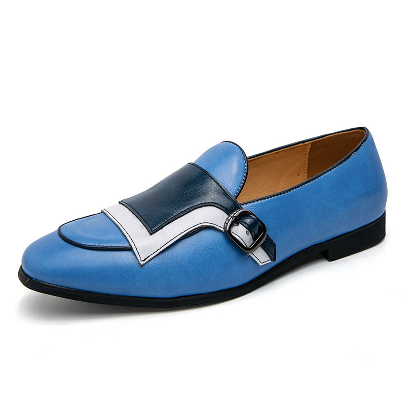 Personality Trendy Men's One Pedal Loafer Leather Shoes