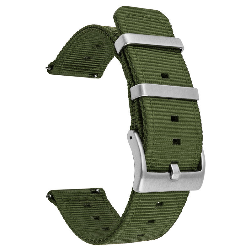Nylon Watchband Quick Release Waterproof Woven Strap