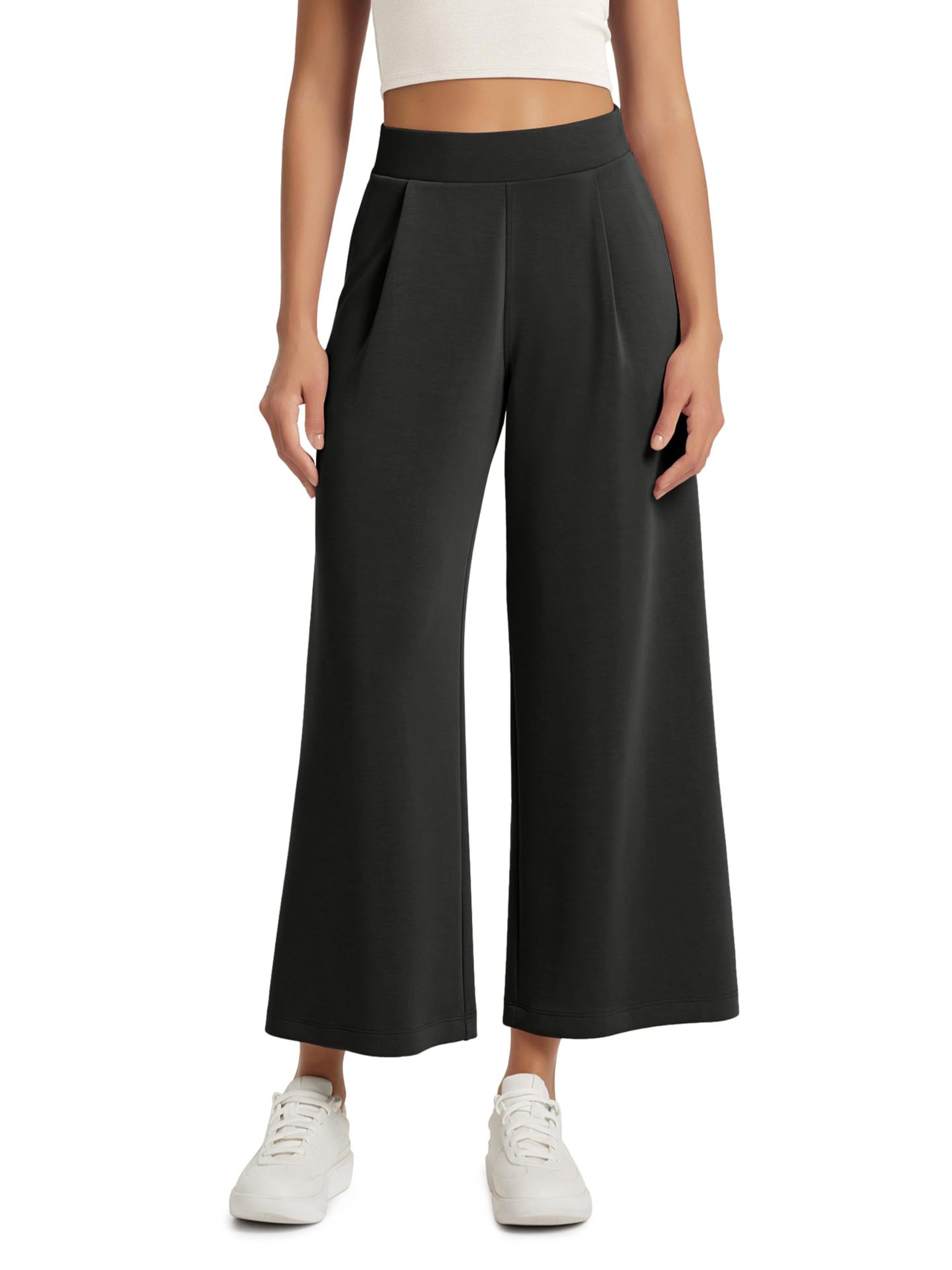 High Elastic Waist With Pocket Comfortable Casual Pants For Women