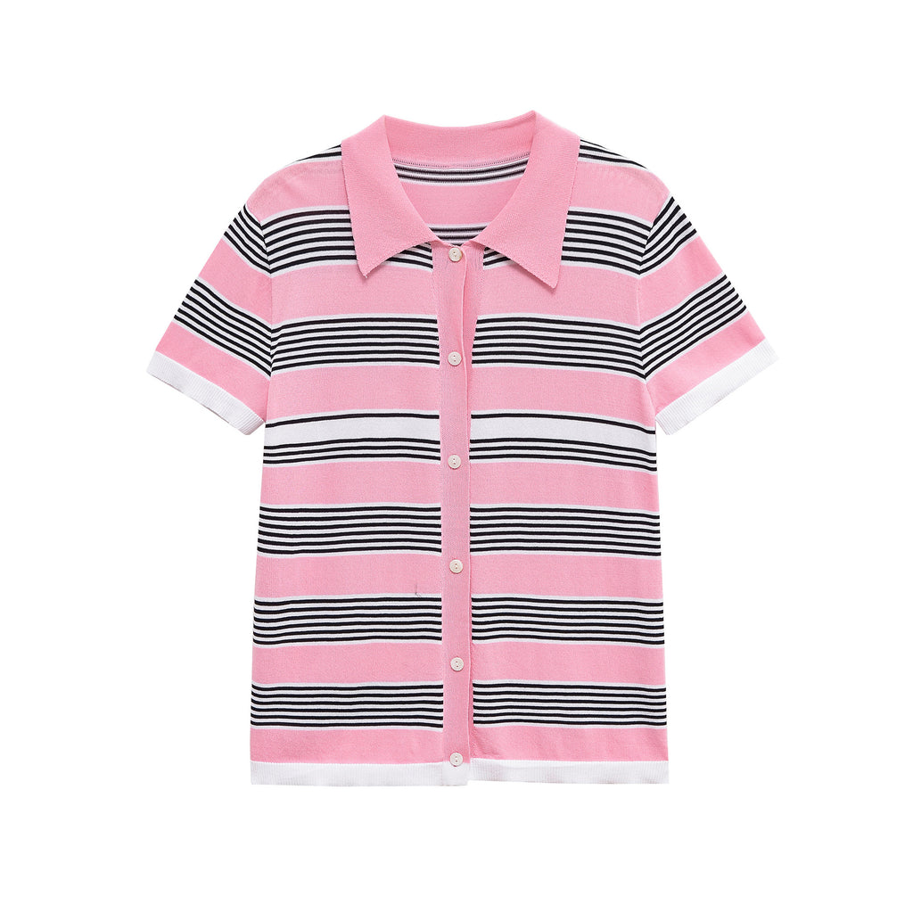 Casual All-Match Short-Sleeve Knit Top For Women