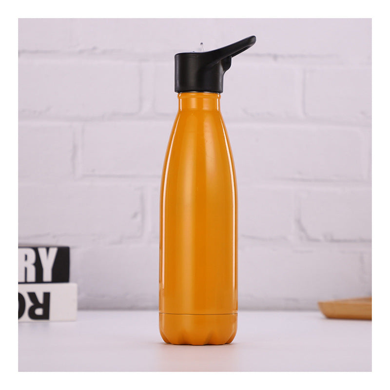 Stainless steel outdoor sports bottle