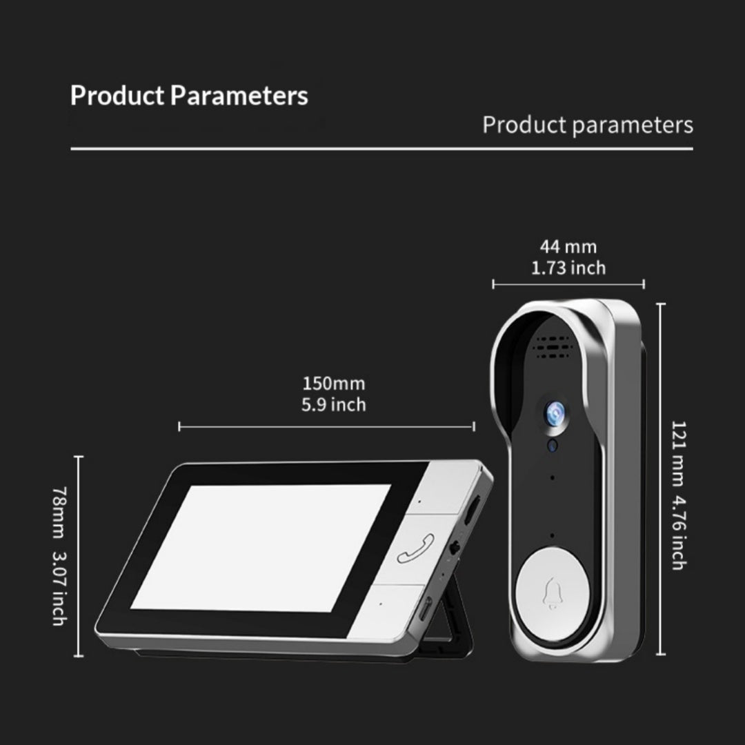 Private-model Video Doorbell For Home Access Control And Surveillance