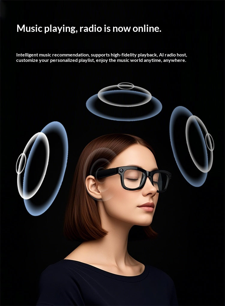 Smart HD Video Glasses For Listening To Music