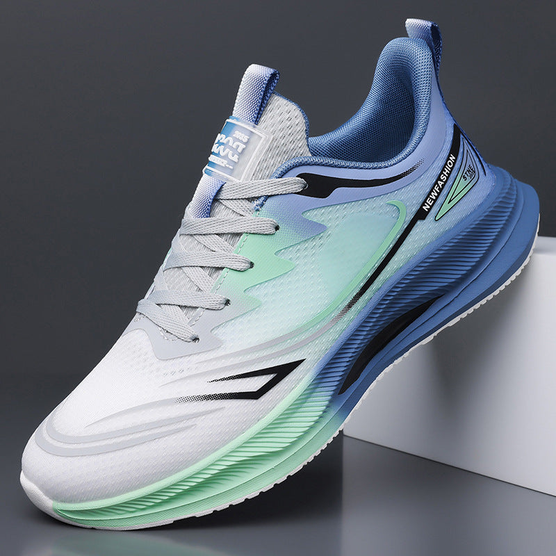 Summer New Fly Woven Mesh Breathable Lightweight And Thin Type Casual Men's Shoes