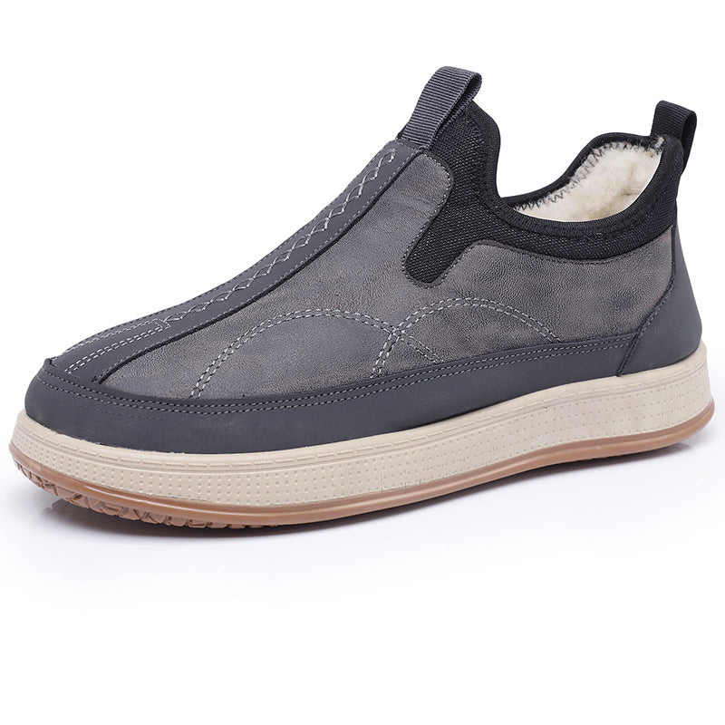 Winter New Cotton Men's Wool Cotton Boots
