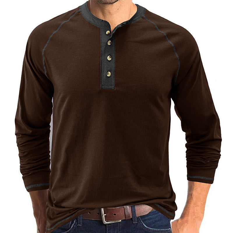 European And American Men's Long-sleeved T-shirt Amazon Foreign Trade Outdoor Bottoming Shirt Speed