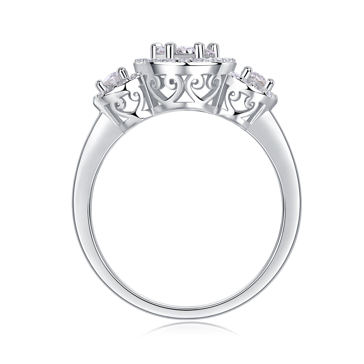 1Serial Dreams - A Fashionable And Luxurious Jewelry Accessory Set With Moissanite S925 Sterling Silver And Platinum-plated Diamond Prohibit TikTok sales