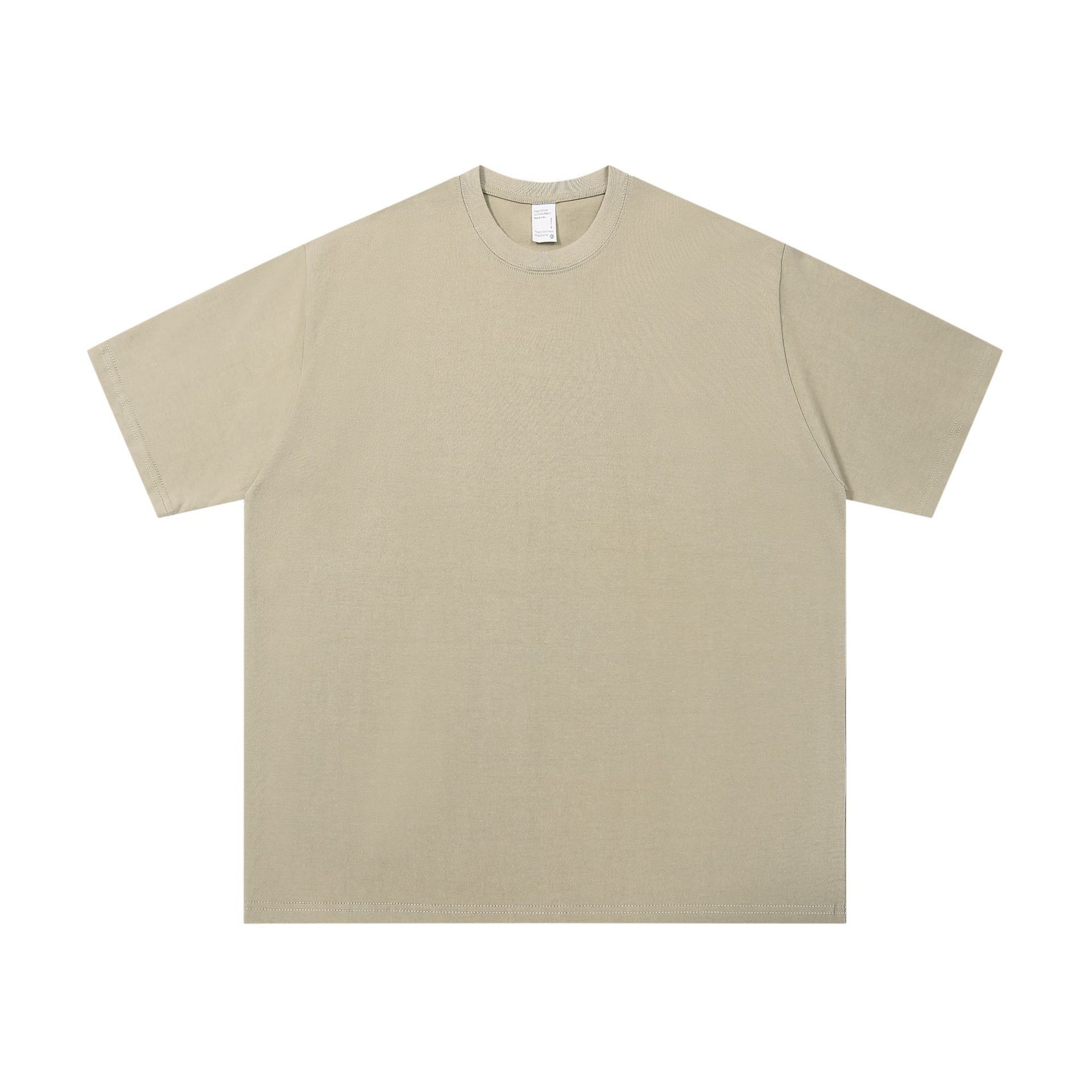 Cotton Loose-fitting Casual Round-neck T-shirt