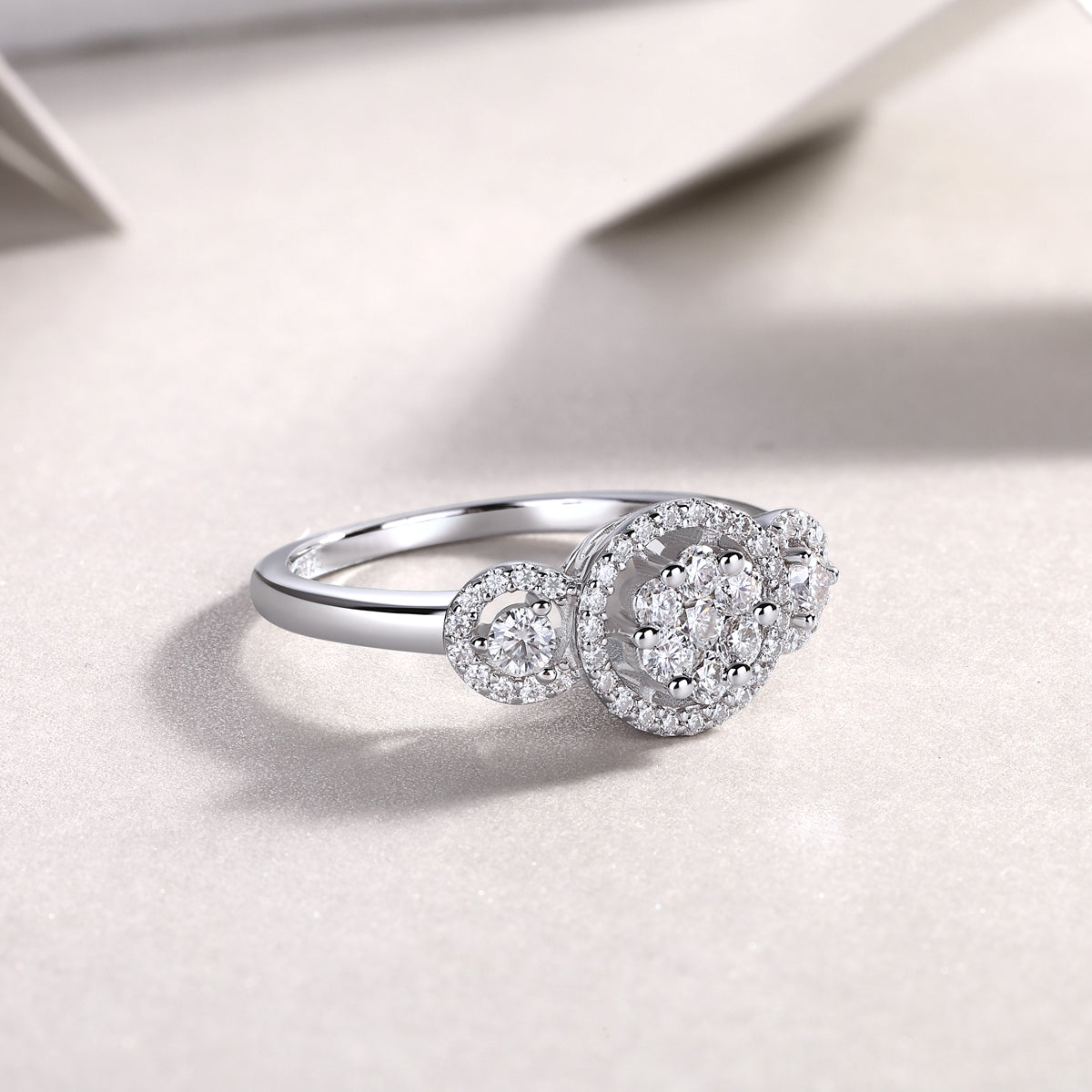 1Serial Dreams - A Fashionable And Luxurious Jewelry Accessory Set With Moissanite S925 Sterling Silver And Platinum-plated Diamond Prohibit TikTok sales
