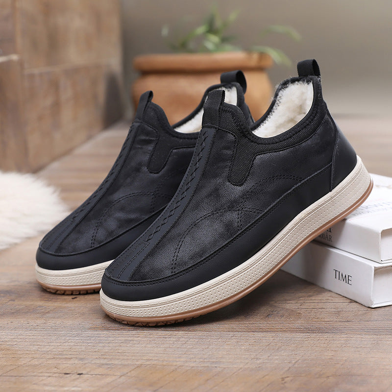 Winter New Cotton Men's Wool Cotton Boots