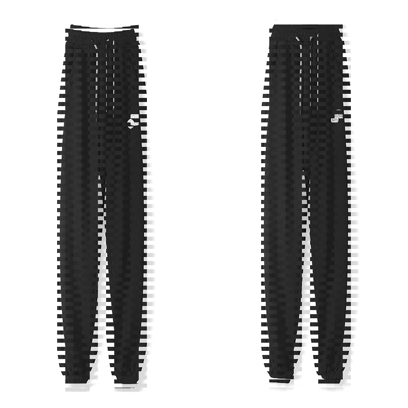 Plus-size Loose-fitting Straight-leg Athletic Casual Sweatpants