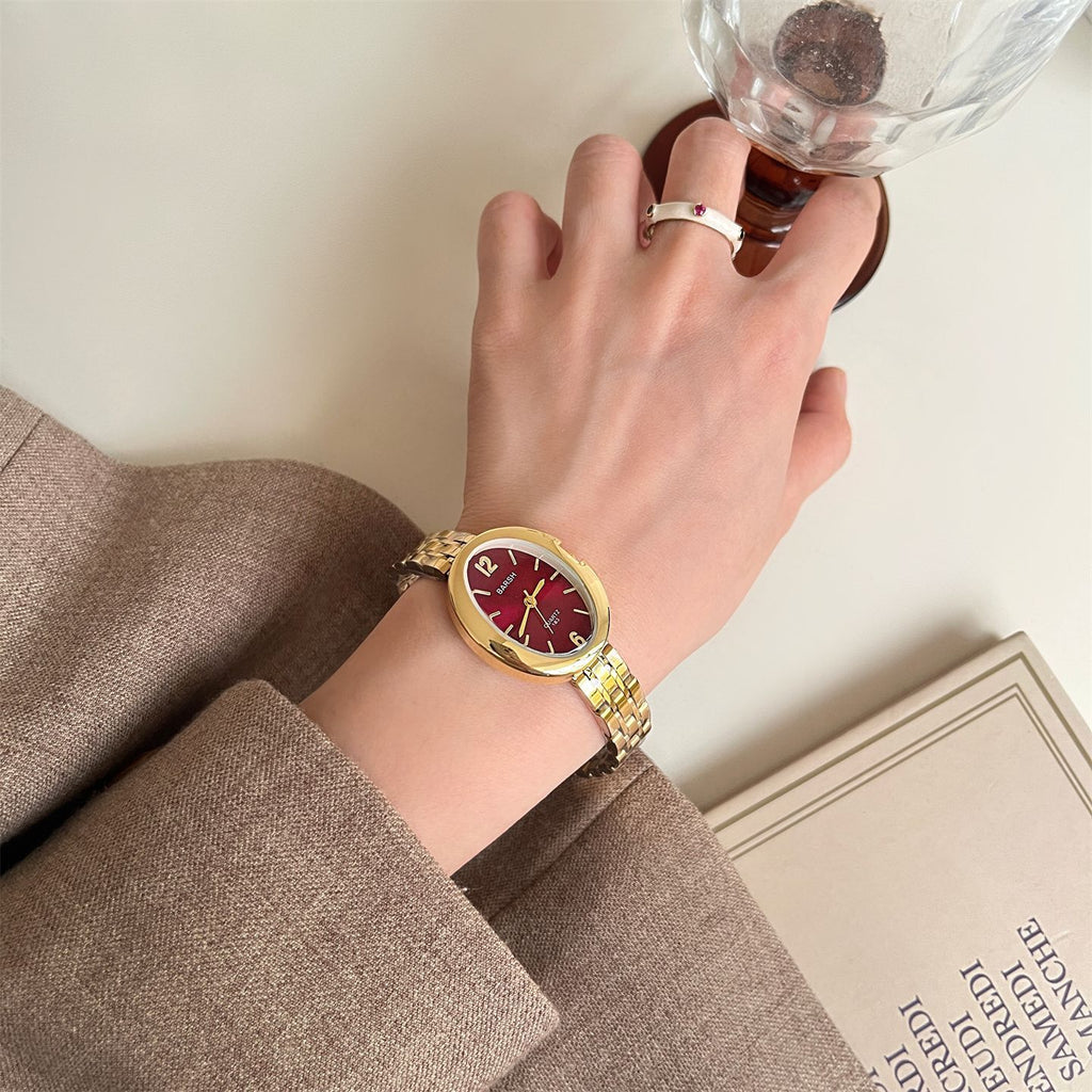 Elegant Big Diamond Watch Women's High-grade Light Luxury