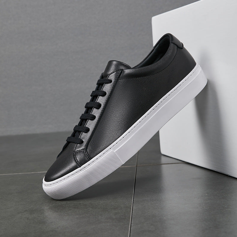 Men's Fashion Casual Leather Shoes Platform