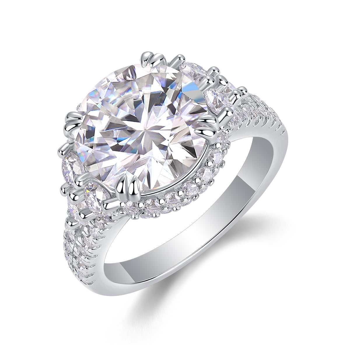 1Dance With Youth - A Fashionable And Luxurious Jewelry Accessory Set With 5-carat Moissan Diamond S925 Sterling Silver And Platinum-plated Diamond Prohibit TikTok sales