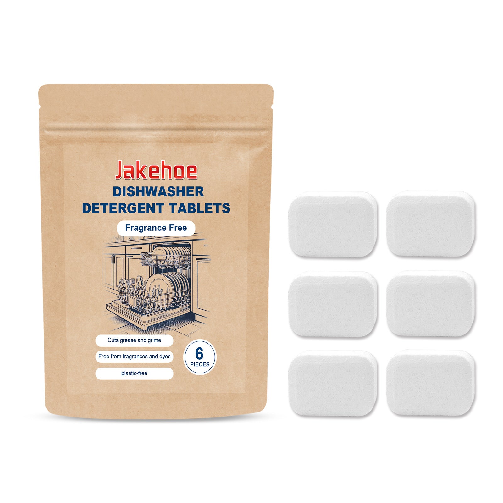 Household Dishwasher Decontamination Washing Piece Cleaning Effervescent Deodorant Piece