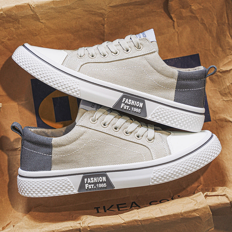 Versatile Men's Soft-soled Casual Sports Canvas Shoes
