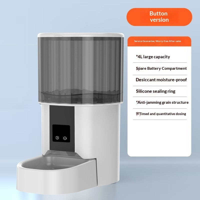 Automatic Pet Feeder With Anti-jamming Feature For Food