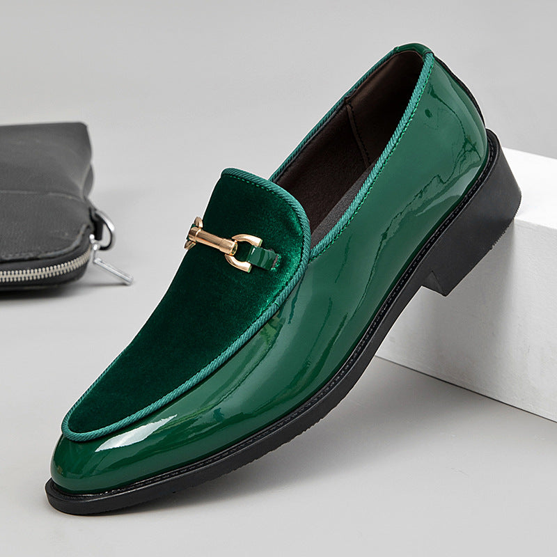 Patent Leather Shiny Shoes Lightweight Trendy Versatile Casual