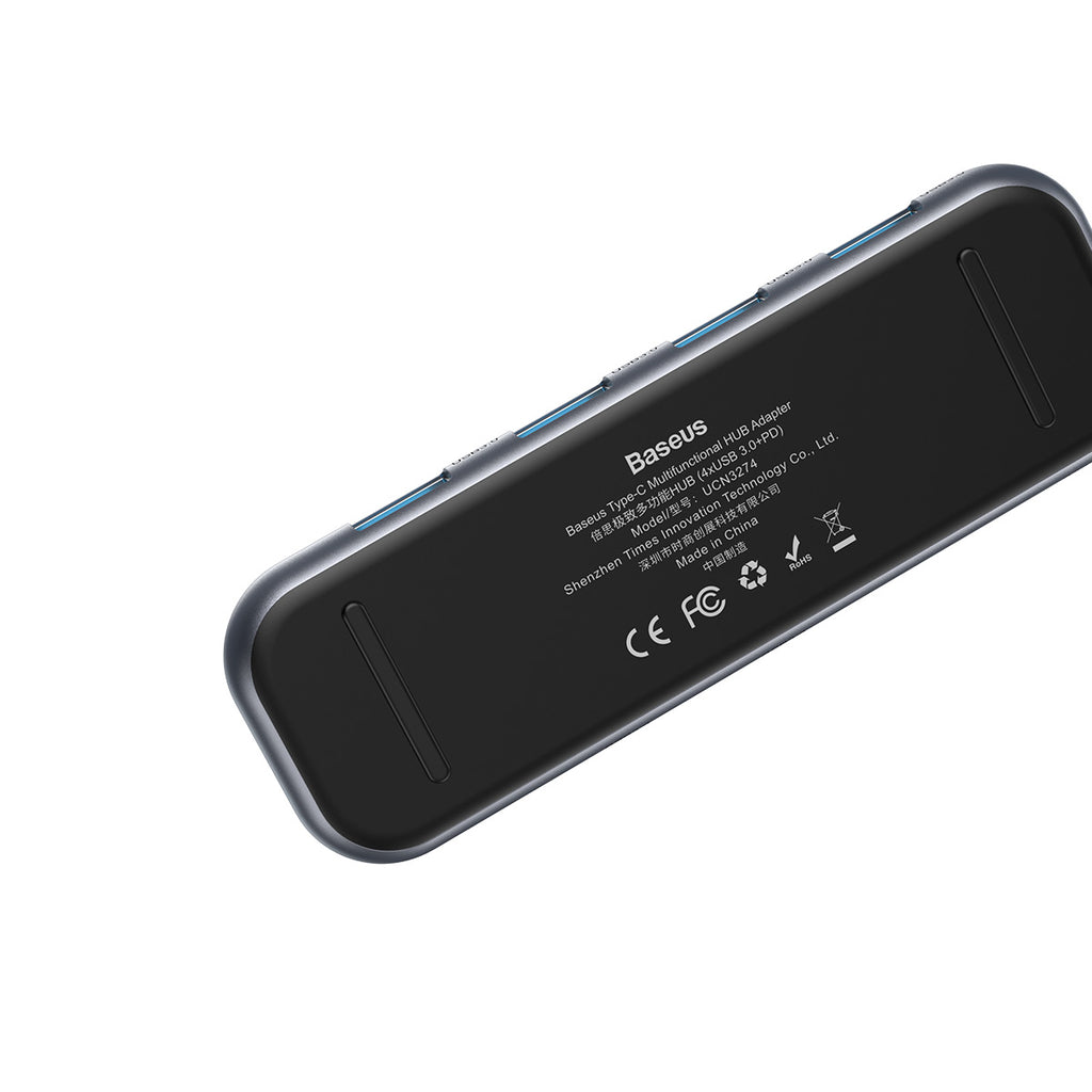 Multifunctional HUB Type C To 4xUSB3 PD Space Gray