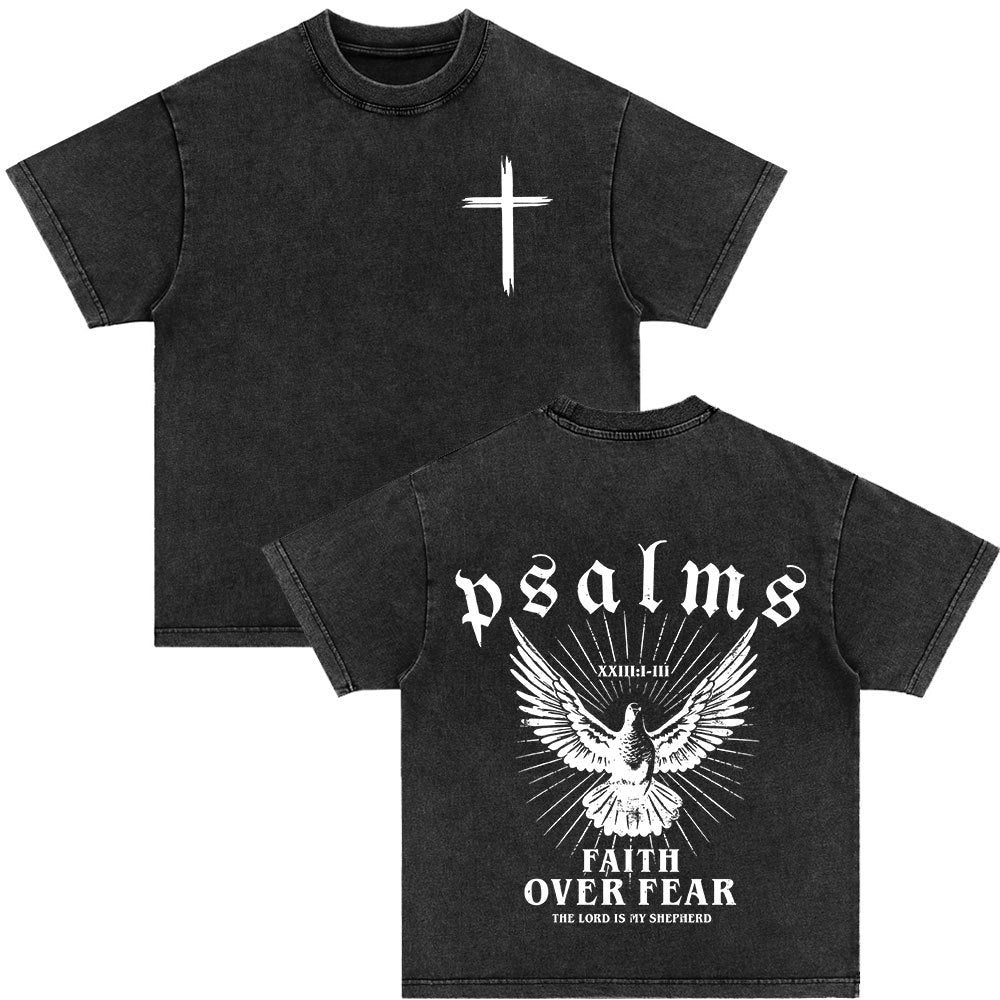 An Sngth Bible Verse Retro Washed T-shirt