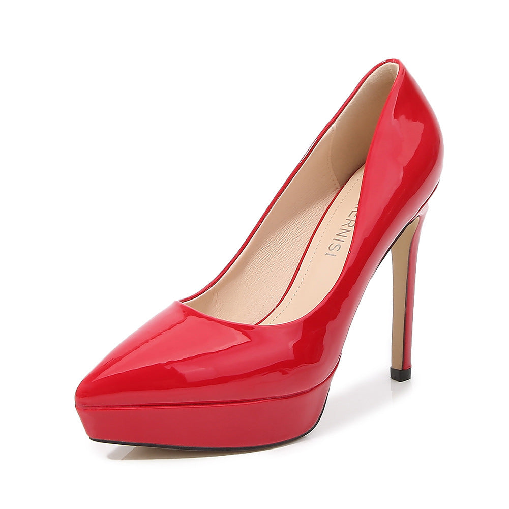 Pointed Toe Catwalk Fashion Career Stilettos High Heels