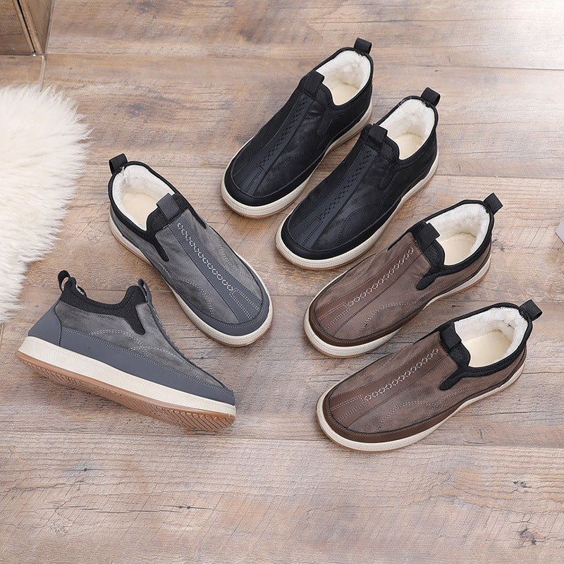 Winter New Cotton Men's Wool Cotton Boots