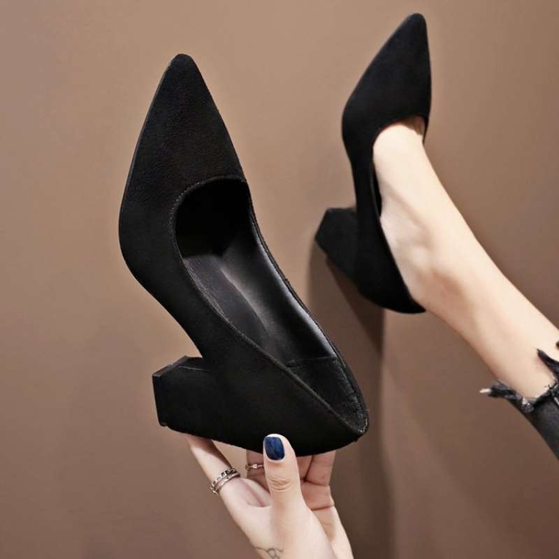 Extra Large Women's Chunky Heel High Heels
