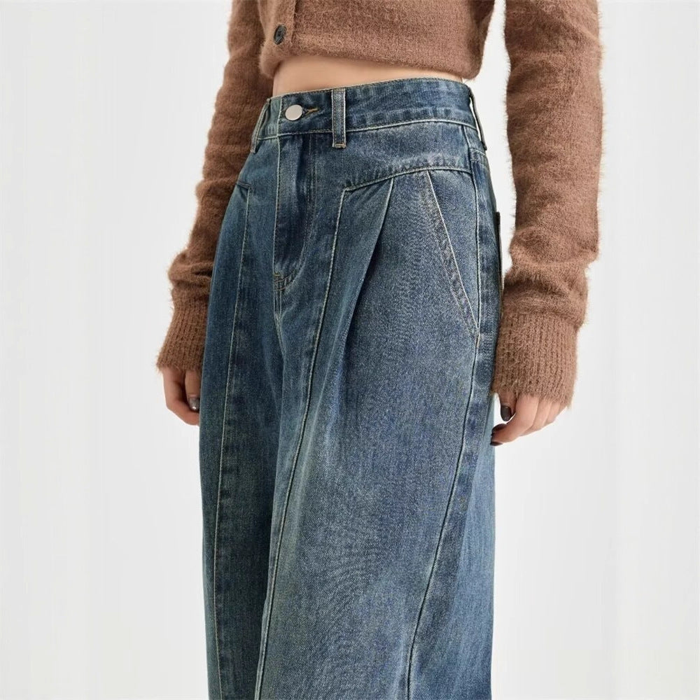 Womens Bestselling Wide-leg Denim Jeans At The Supermarket