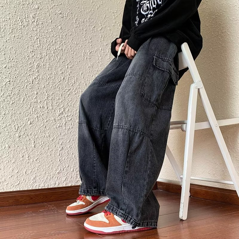 Straight Jeans Men's Spring New Korean Style