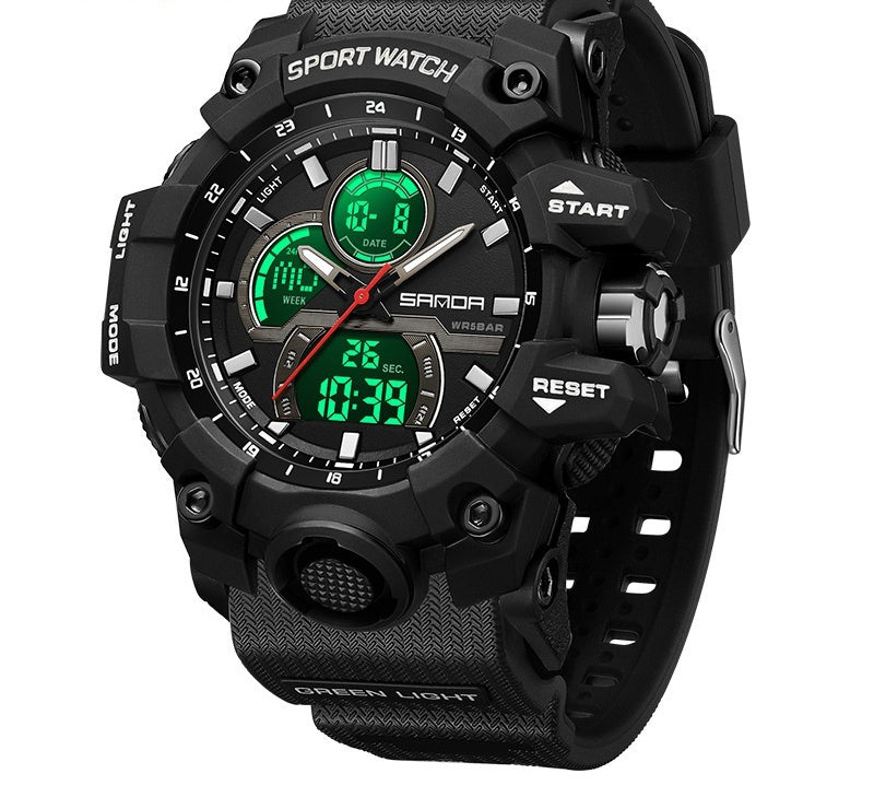 Dried Shrimp Cool Personality Student Fashion Sports Waterproof Electronic Watch